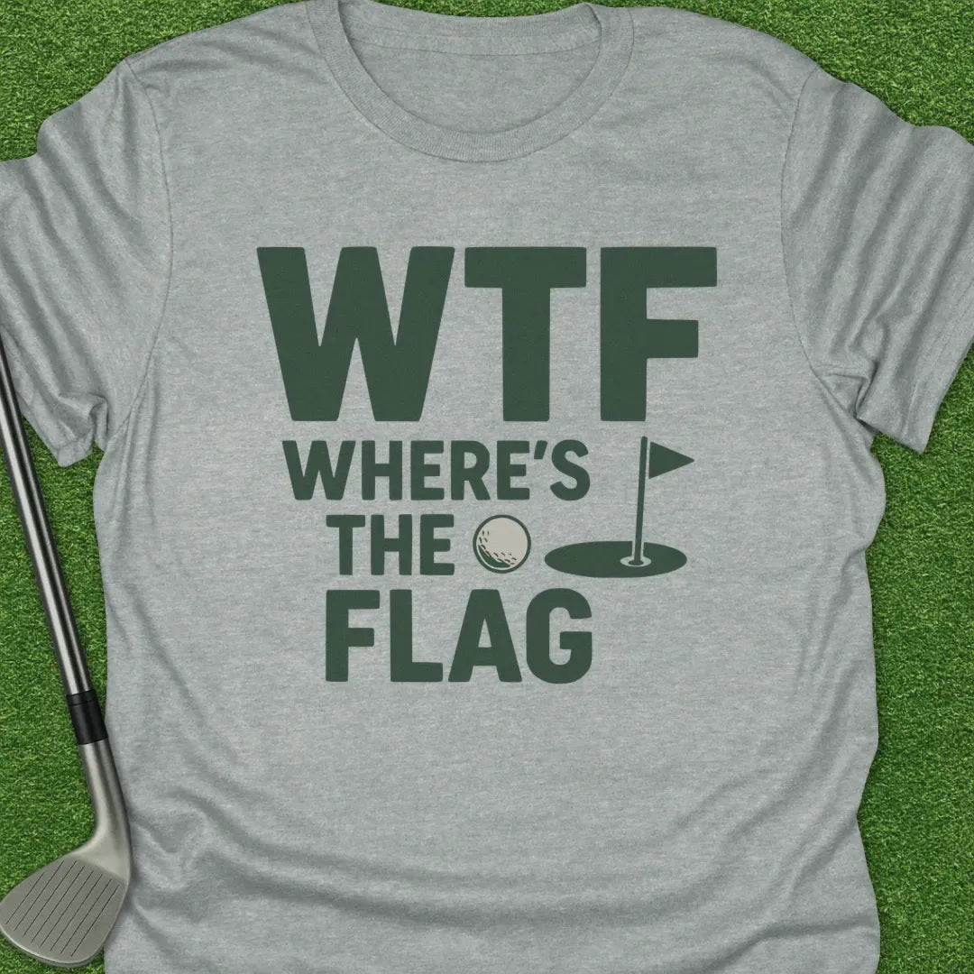 Sport Grey / S Wtf Wheres The Flag T-Shirt