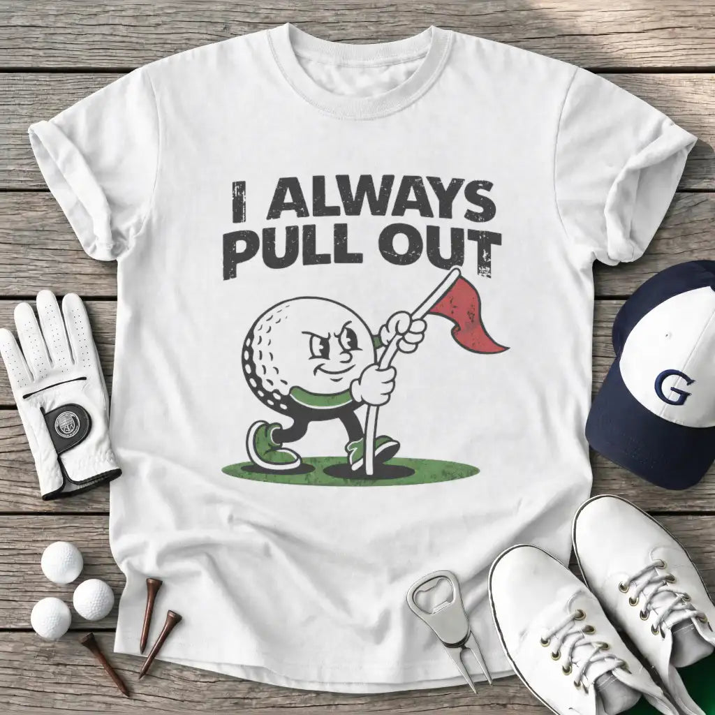 White / S Always Pull Out T-Shirt