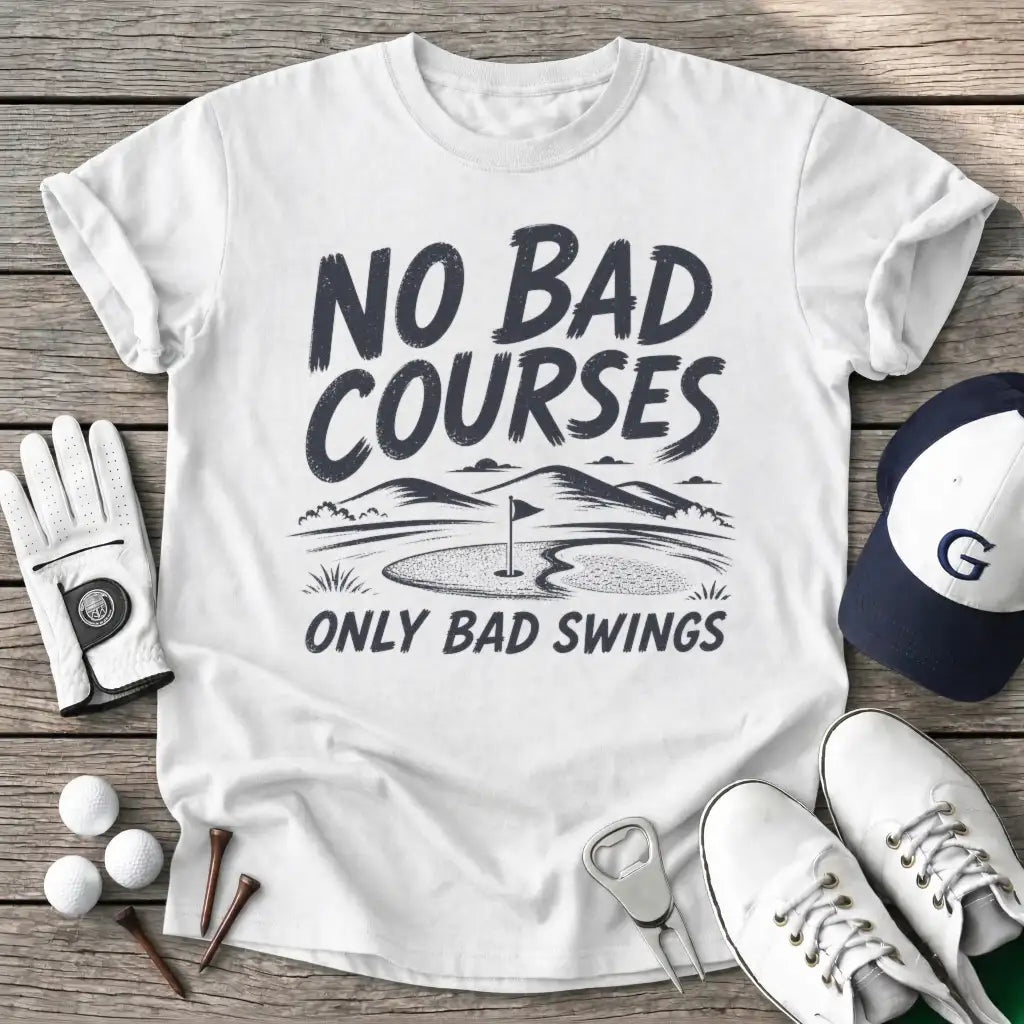 Bad Courses Only T-Shirt in White