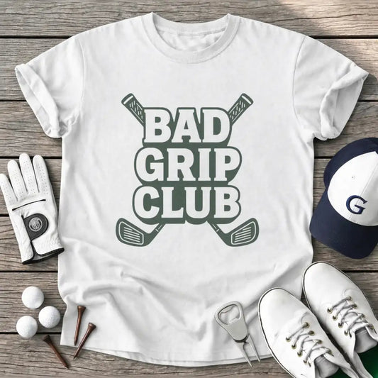 White / S Bad Grip Club T-Shirt