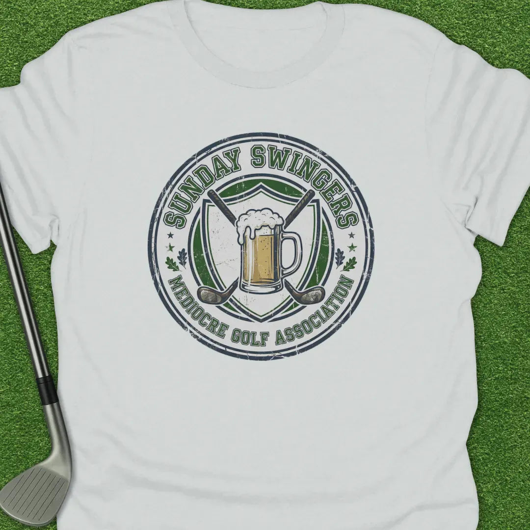 White / S Badge Sunday T-Shirt