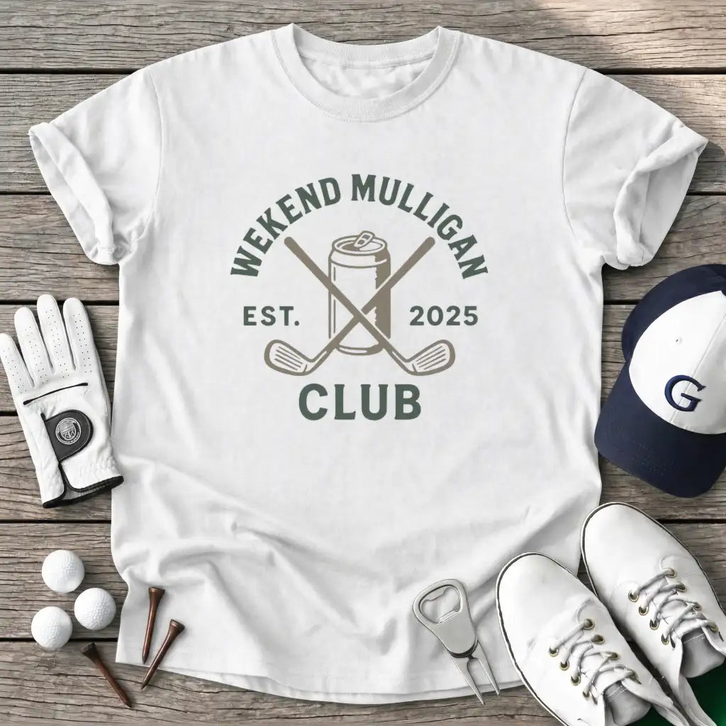 White / S Badge Weekend T-Shirt