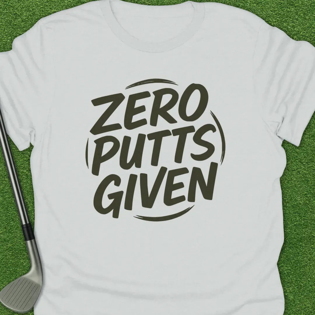 White / S Badge Zero Putts T-Shirt