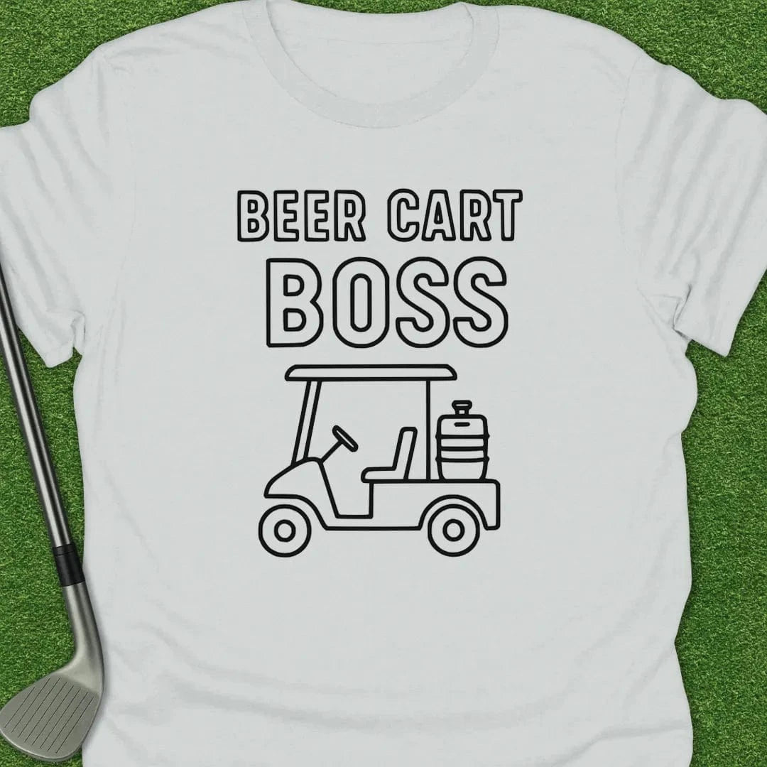 White / S Beer Cart Boss T-Shirt