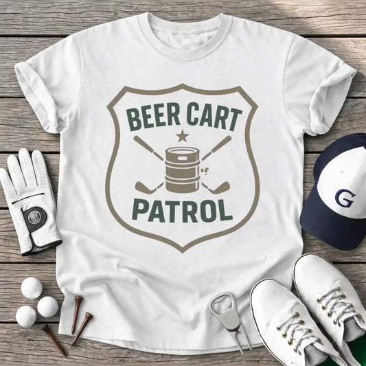 White / S Beer Cart Patrol T-Shirt