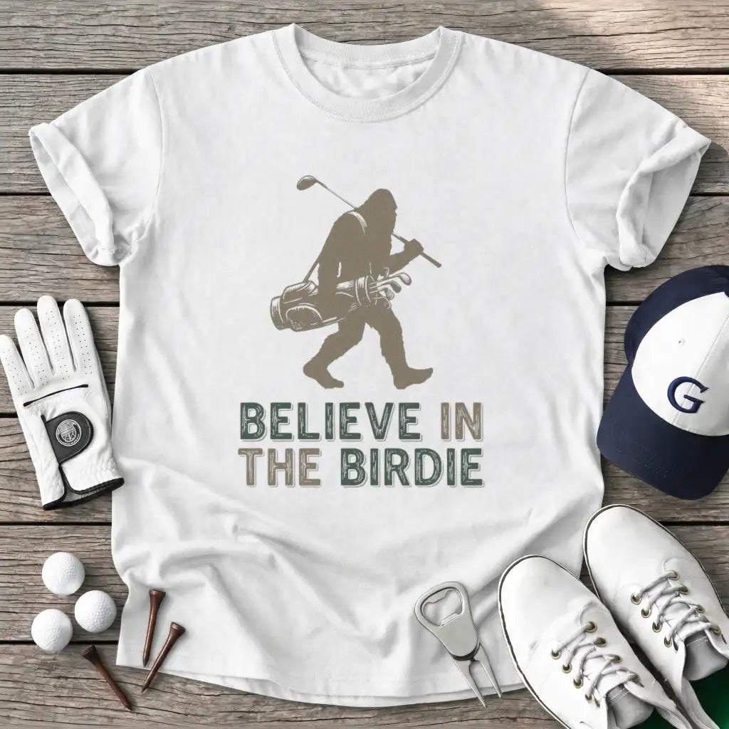 White / S Believe The Birdie T-Shirt