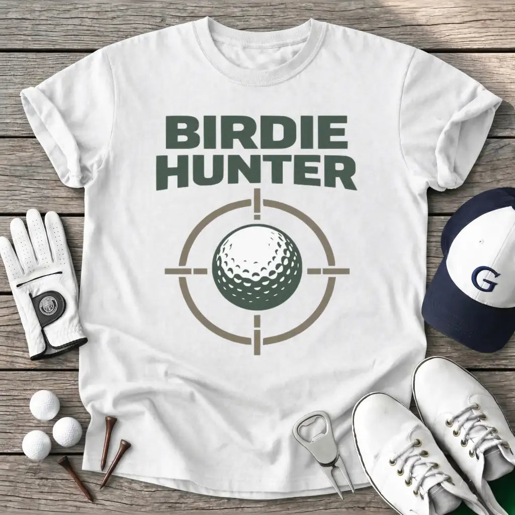 White / S Birdie Hunter T-Shirt