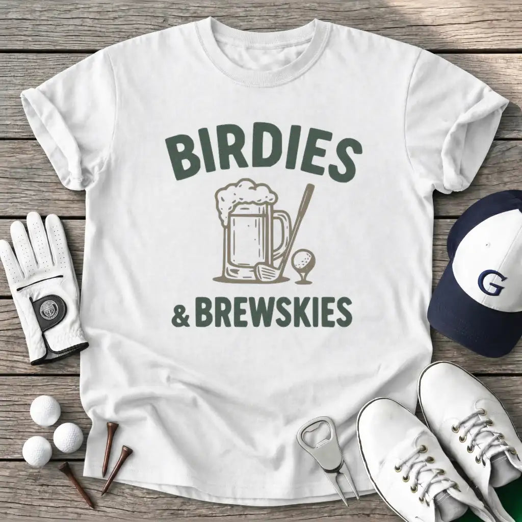 White / S Birdies Brewskies T-Shirt