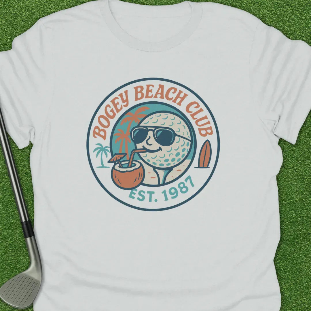 White / S Bogey Beach Club Est T-Shirt