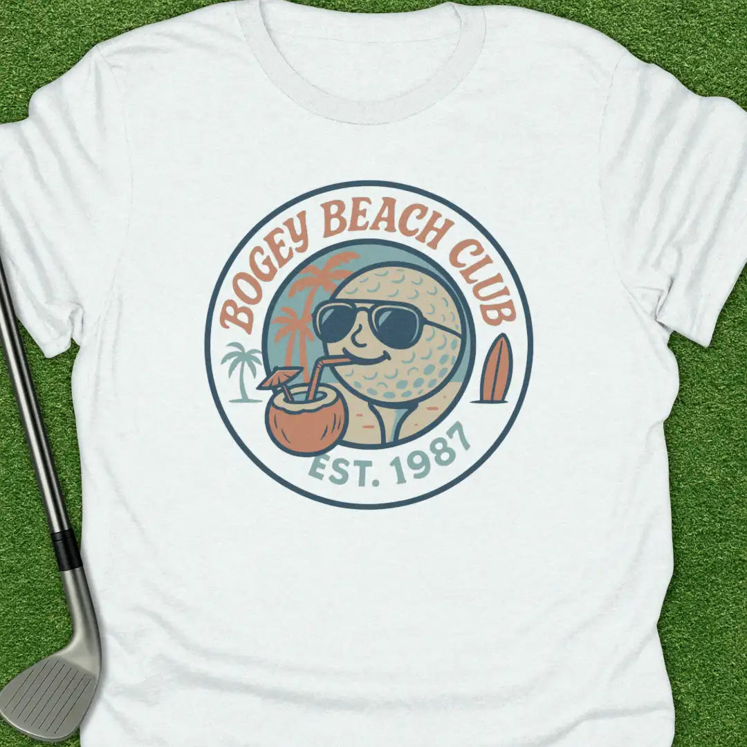 White / S Bogey Beach Club Est T-Shirt