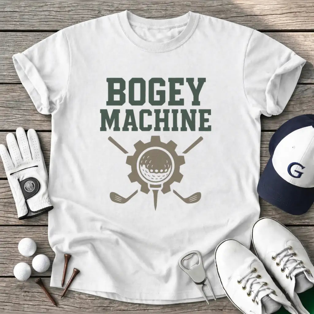White / S Bogey Machine T-Shirt