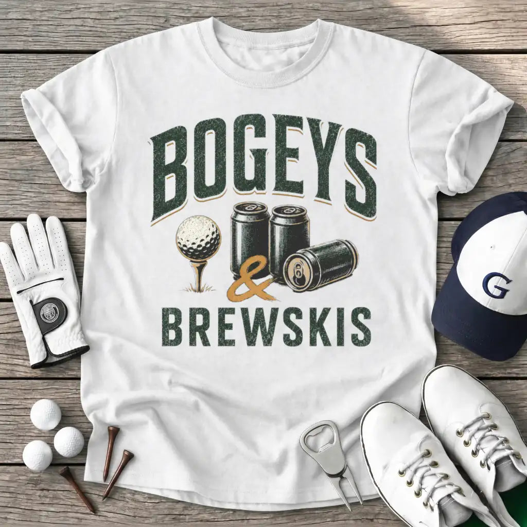 White / S Bogeys Brewskis T-Shirt