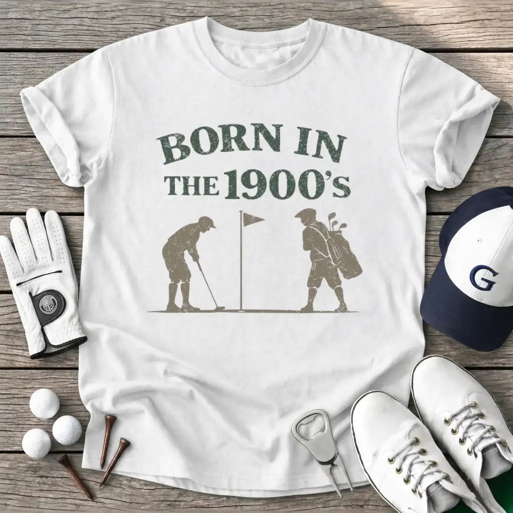 White / S Born The T-Shirt