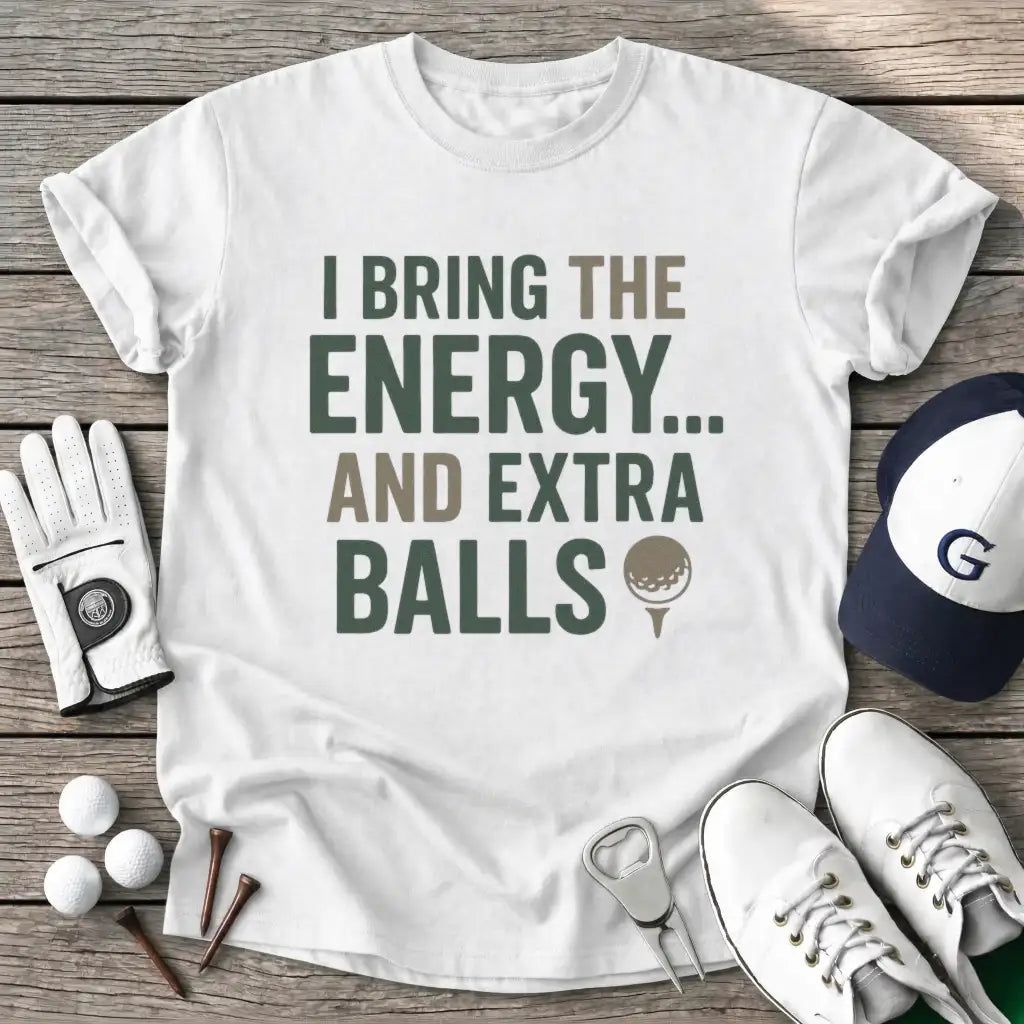 White / S Bring The Energy T-Shirt