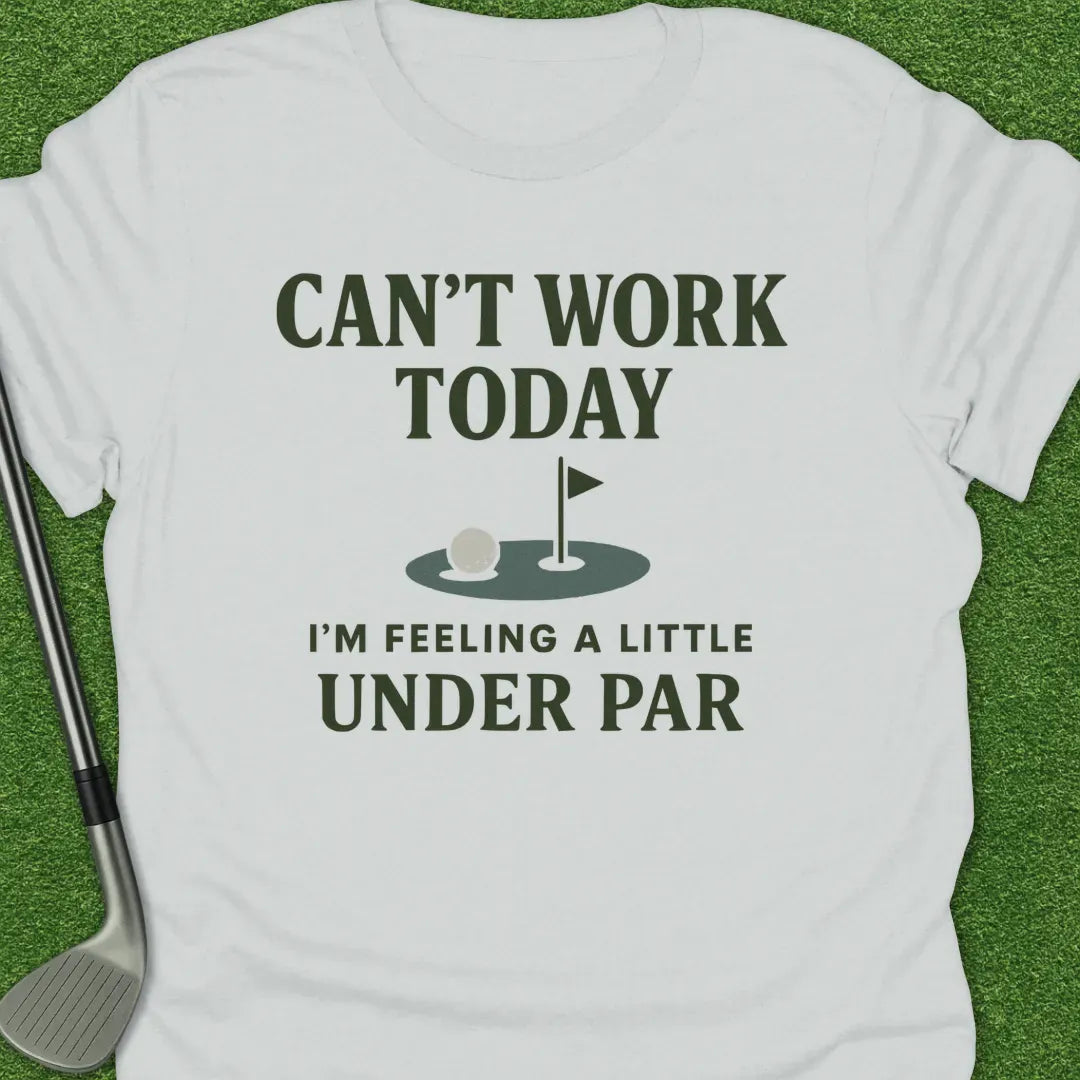 White / S Cant Work Today T-Shirt