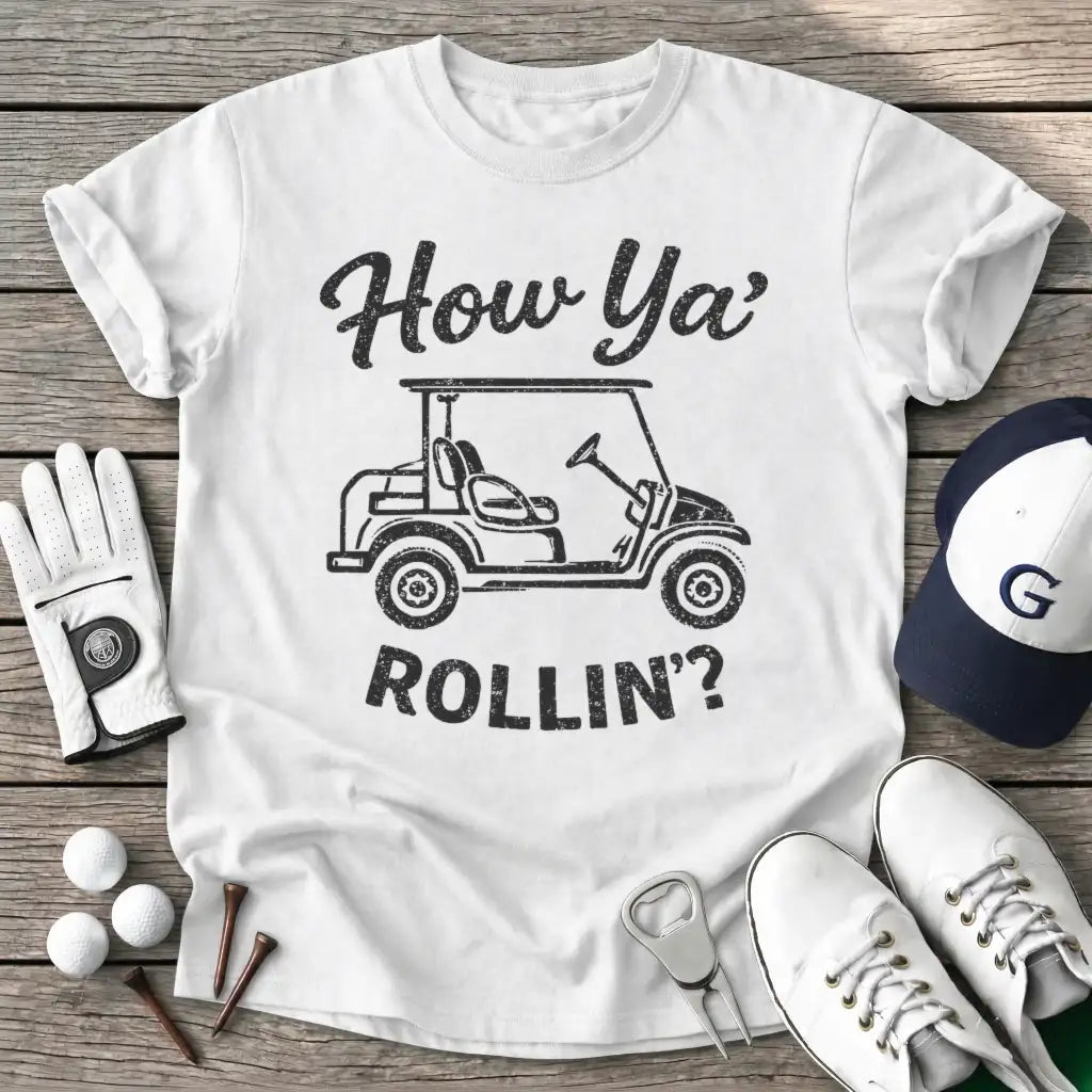 White / S Cart How Rollin T-Shirt