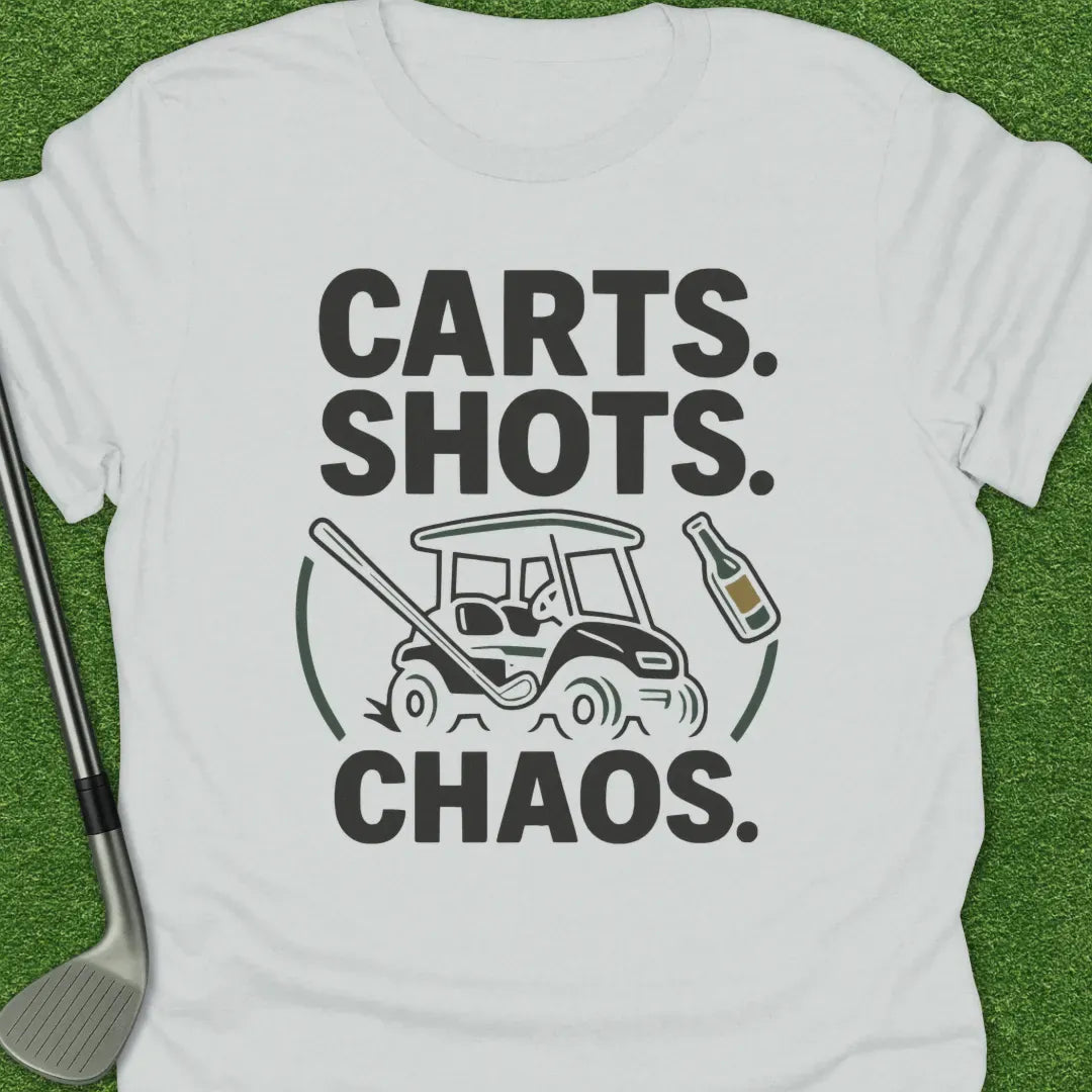 White / S Carts Shots Chaos T-Shirt