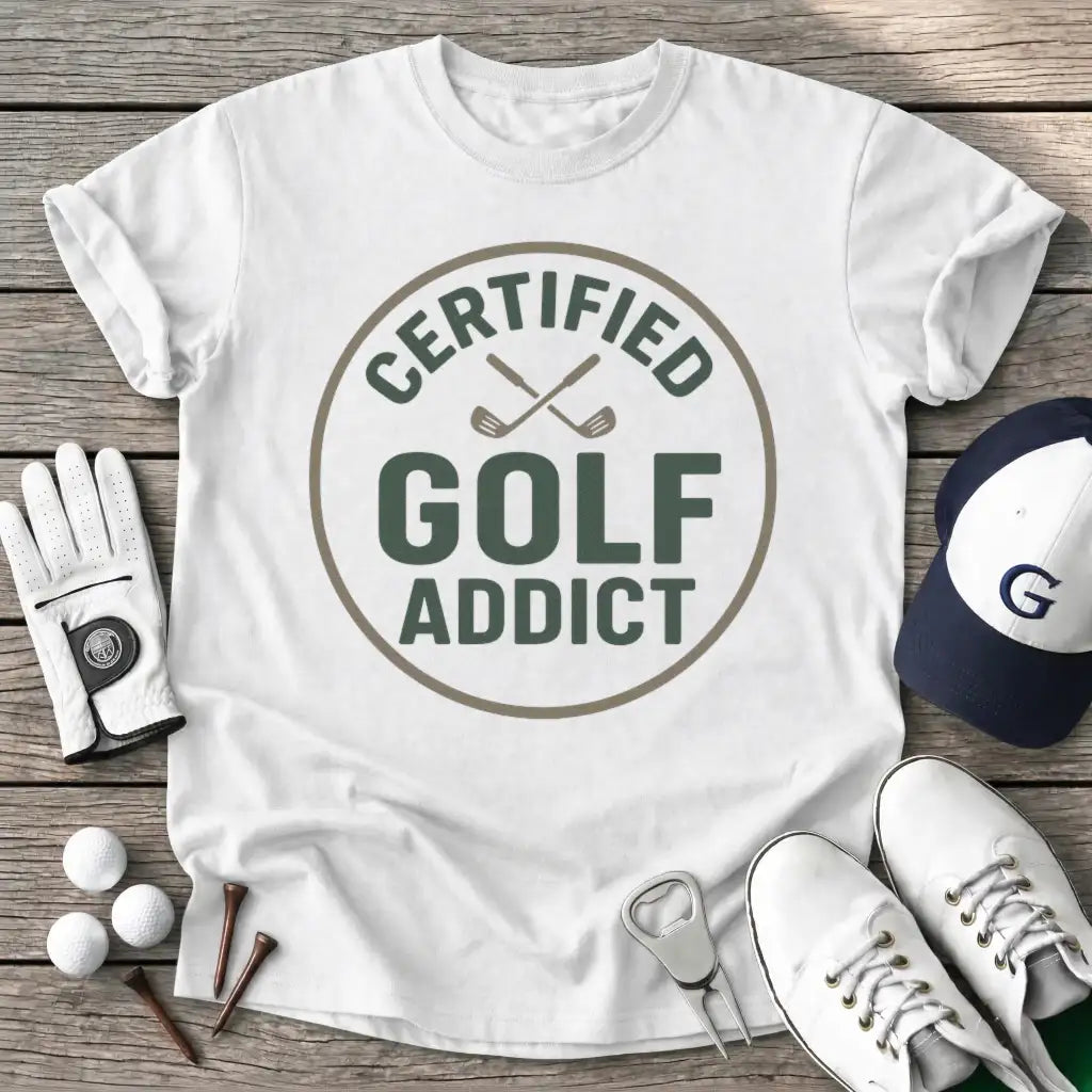 Certified Golf T-Shirt in White
