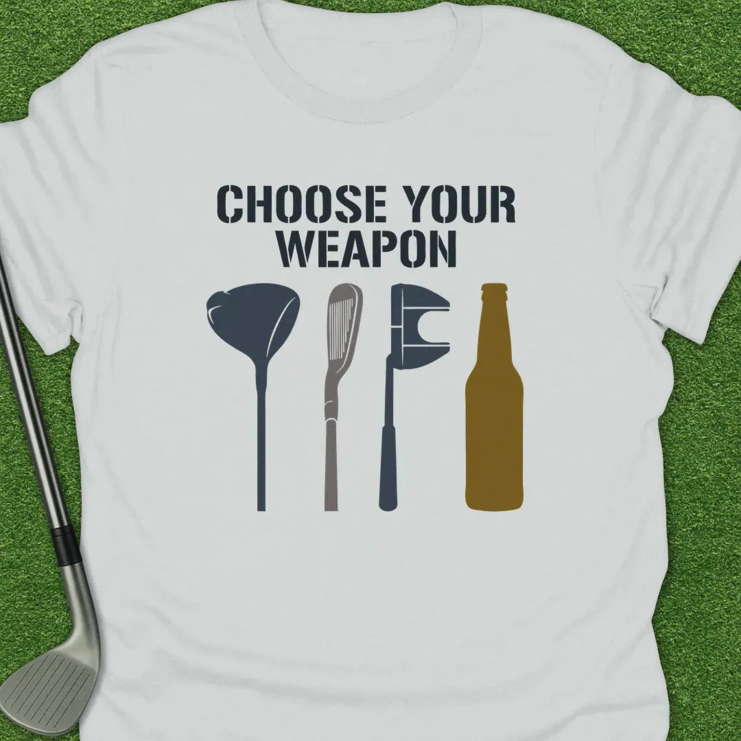 White / S Choose Your Weapon T-Shirt