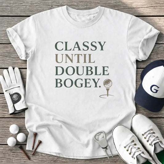 White / S Classy Until Double T-Shirt