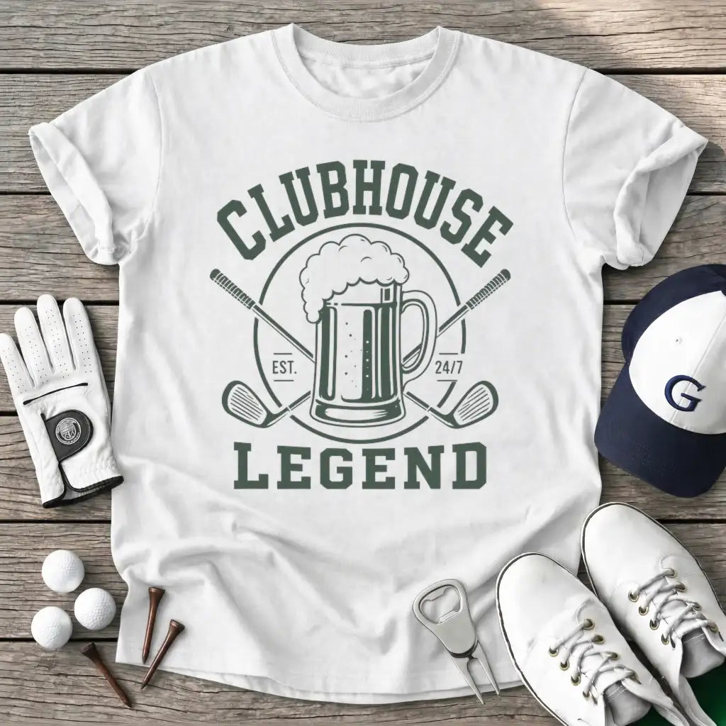White / S Clubhouse Legend T-Shirt