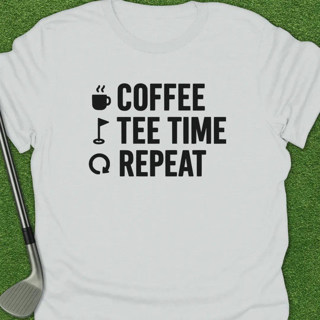 White / S Coffee Tee Time T-Shirt