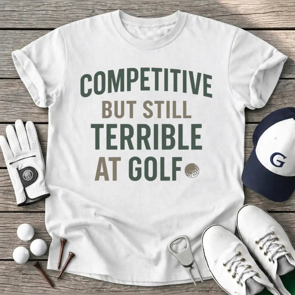 White / S Competitive But T-Shirt