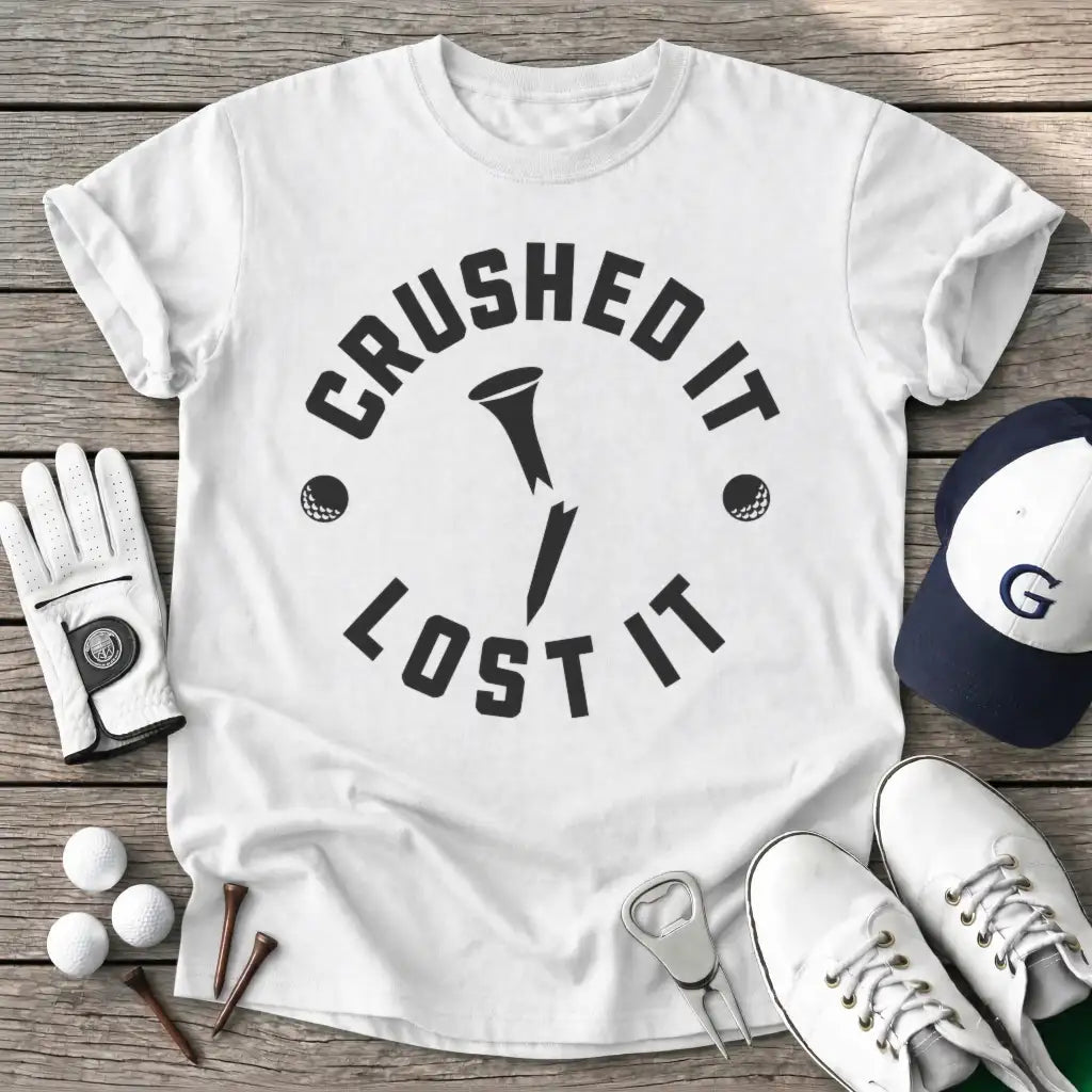 White / S Crushed Lost T-Shirt