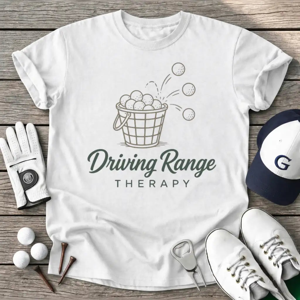 Driving Range T-Shirt in White