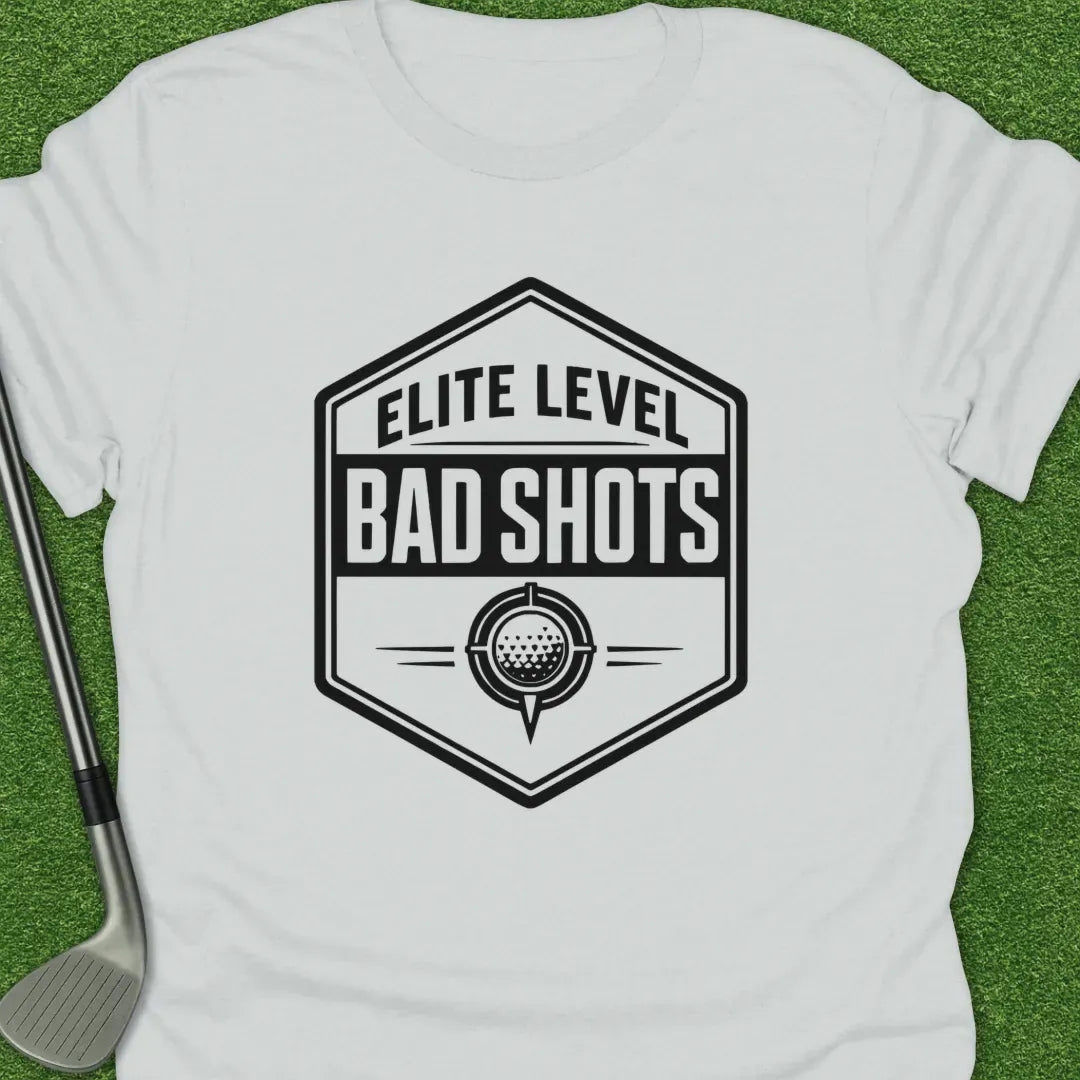 White / S Elite Level Bad T-Shirt