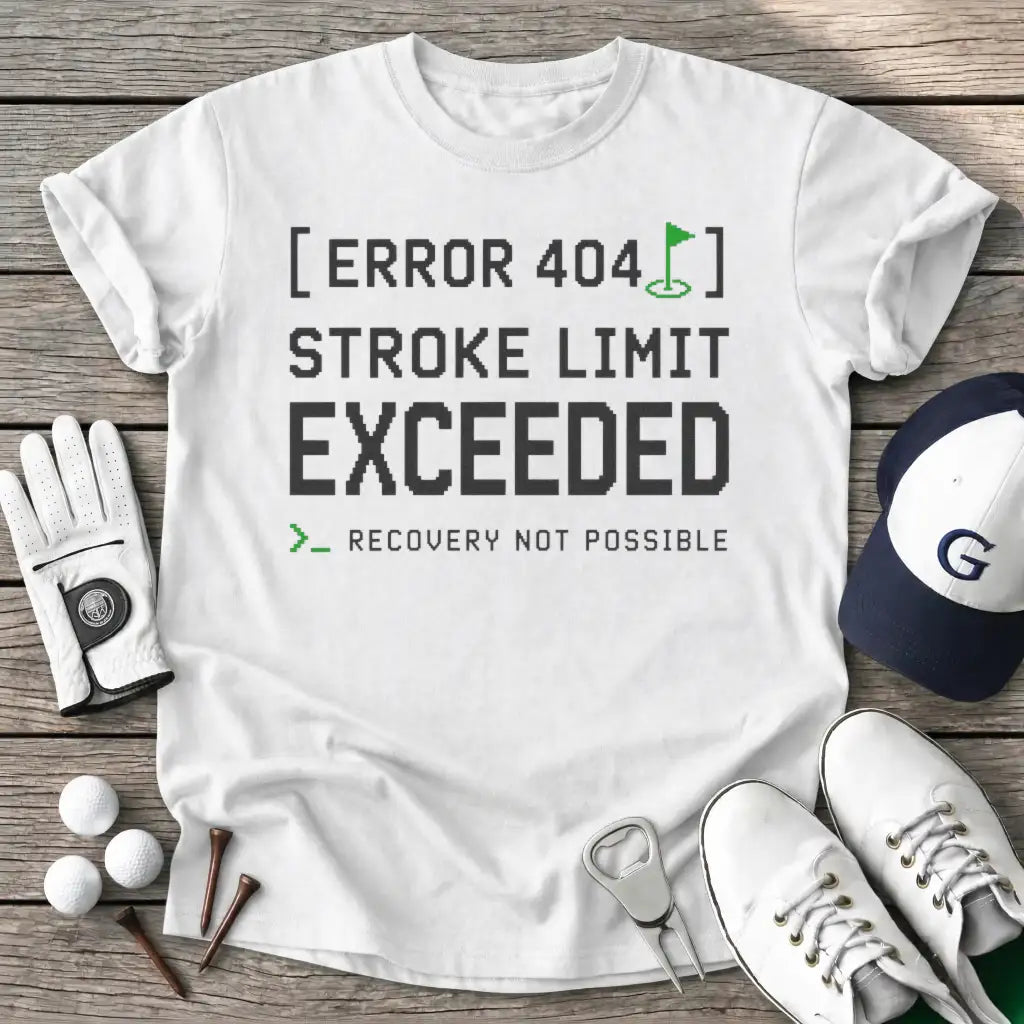 Error Stroke Limit T-Shirt in White