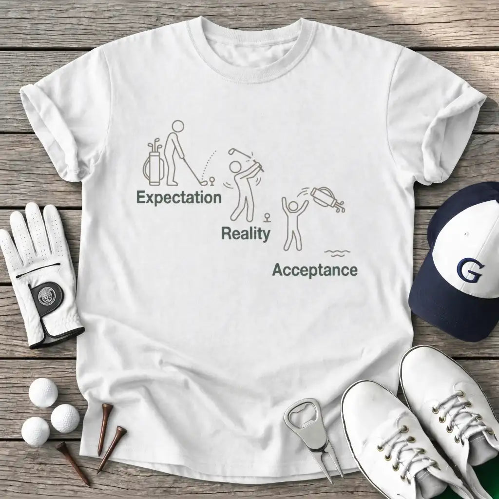 White / S Expectation Reality T-Shirt