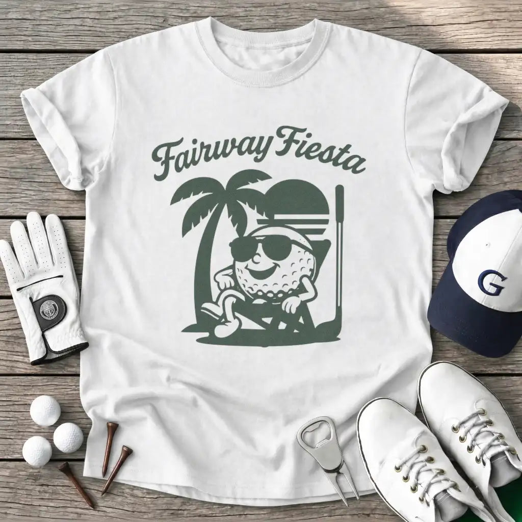 White / S Fairway Fiesta Good T-Shirt