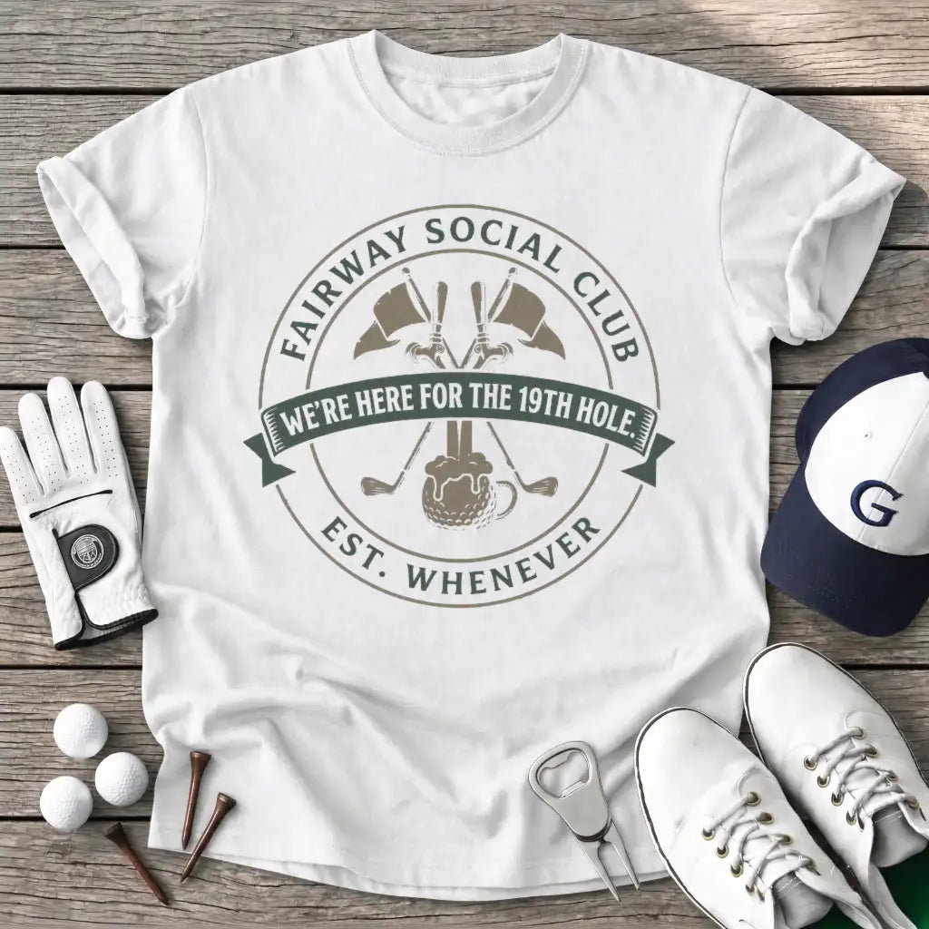 White / S Fairway Social Club T-Shirt