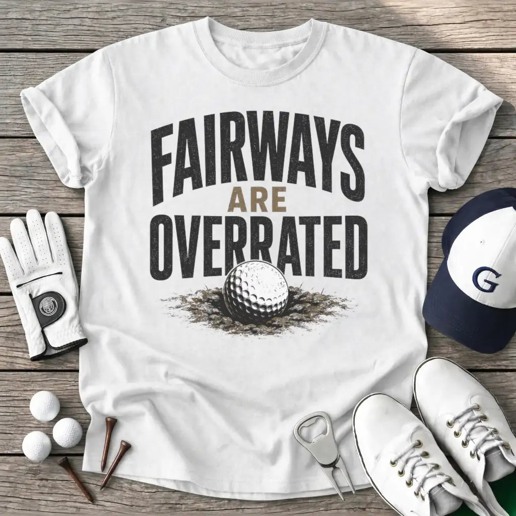 White / S Fairways Are T-Shirt