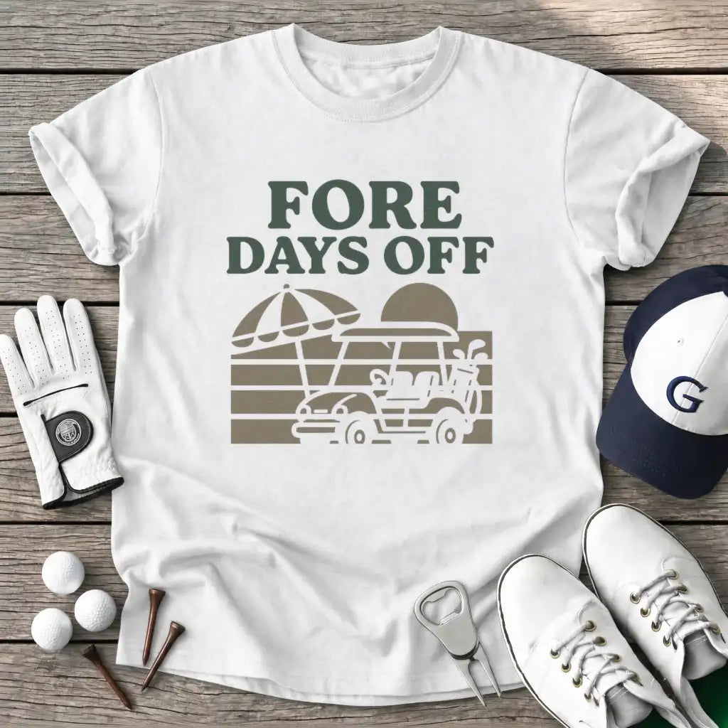 White / S Fore Days Off T-Shirt