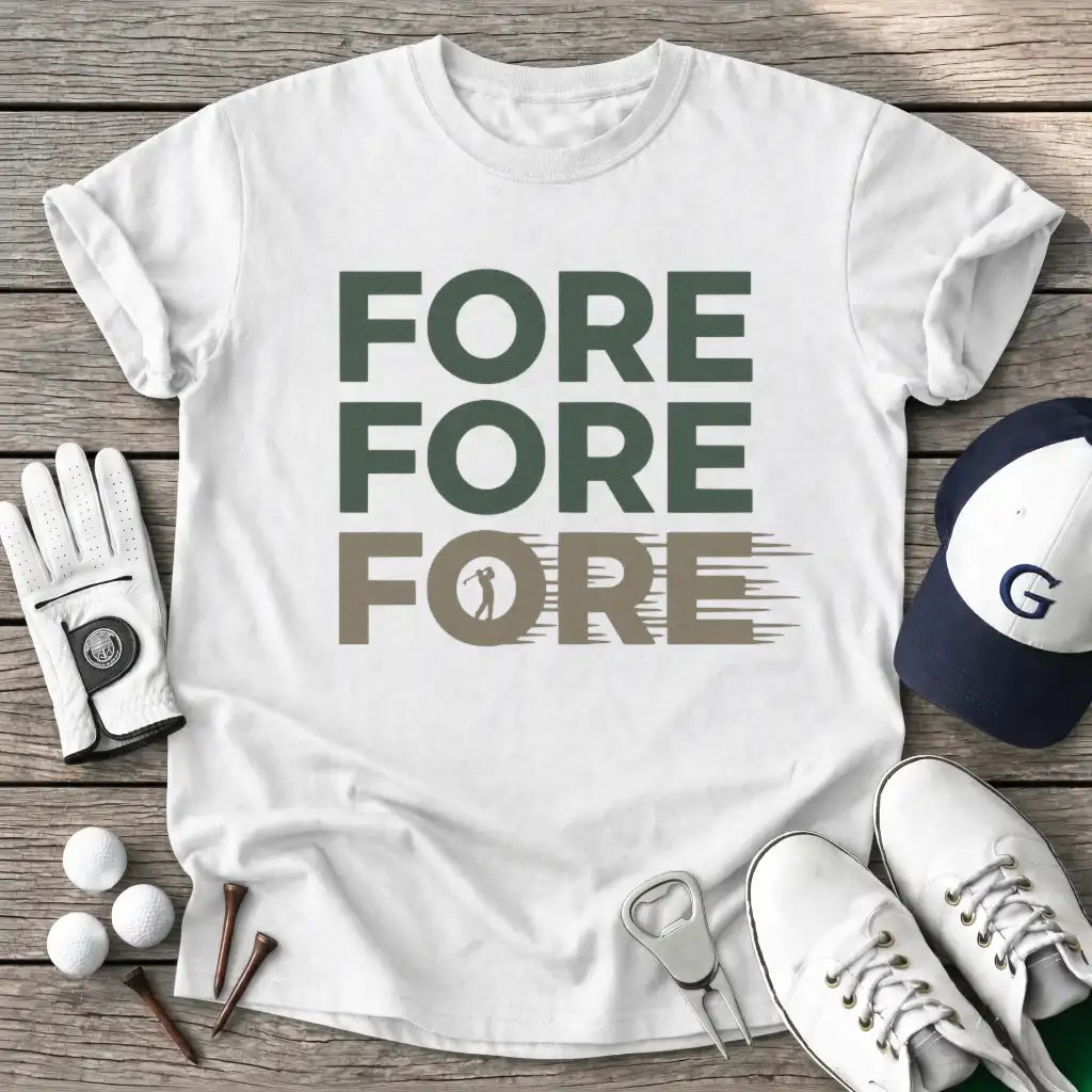 White / S Fore Fore Fore T-Shirt