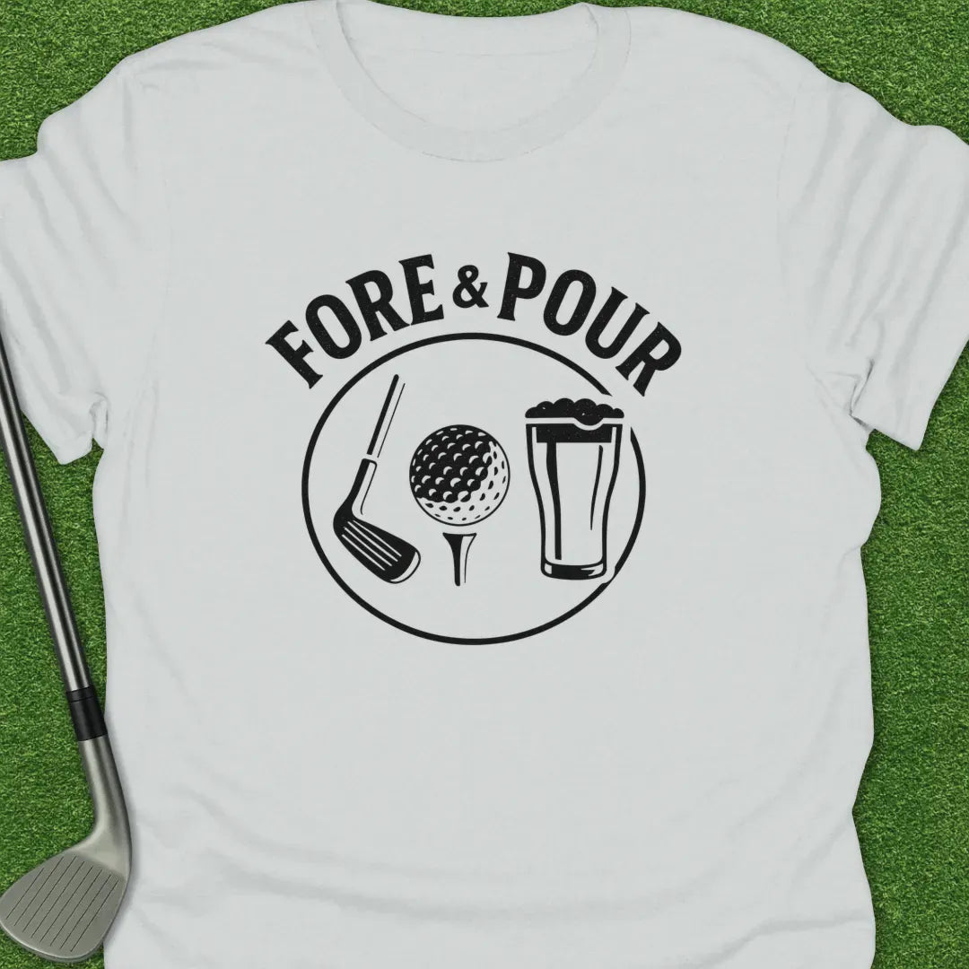 White / S Fore Pour T-Shirt