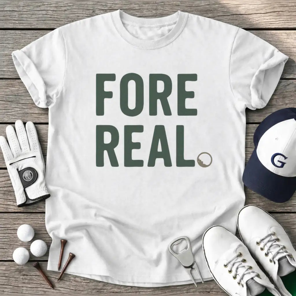 White / S Fore Real T-Shirt