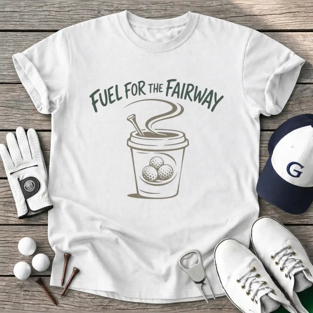 Fuel For The Fairway T-Shirt in White