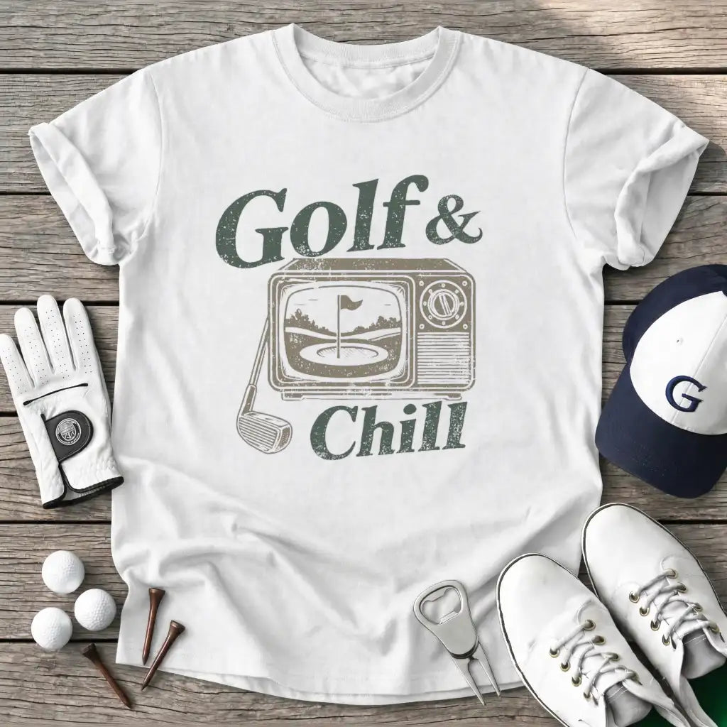 White / S Golf And Chill T-Shirt