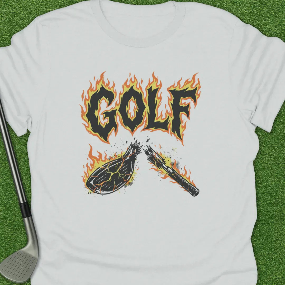 White / S Golf Fire T-Shirt