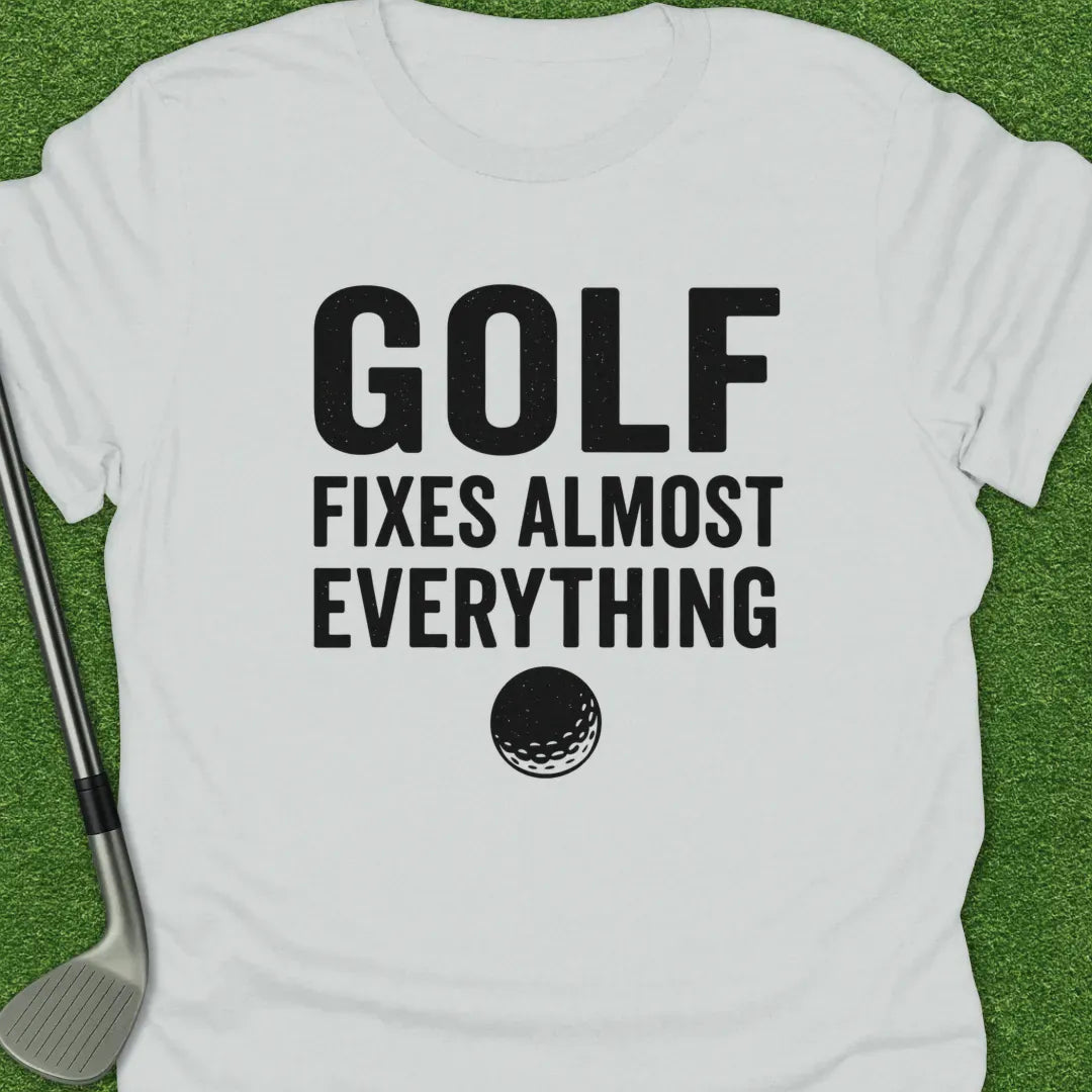 White / S Golf Fixes Almost T-Shirt