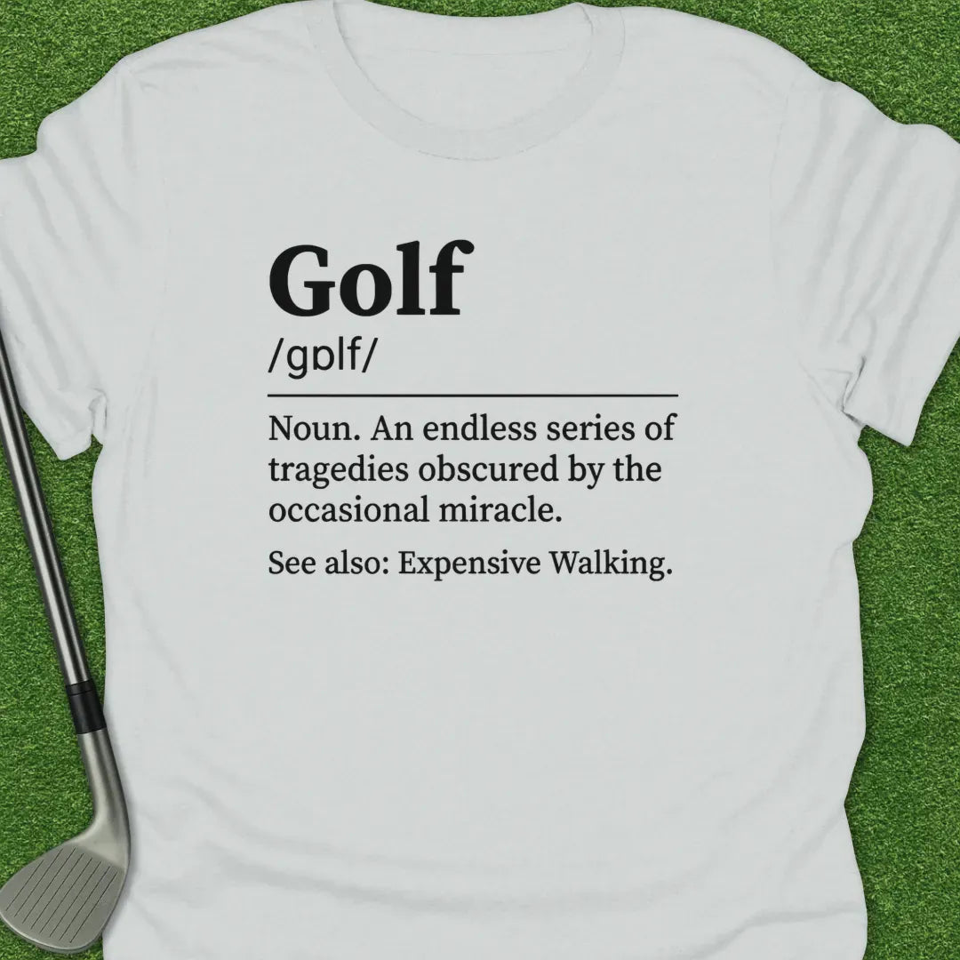 White / S Golf Glf Noun T-Shirt