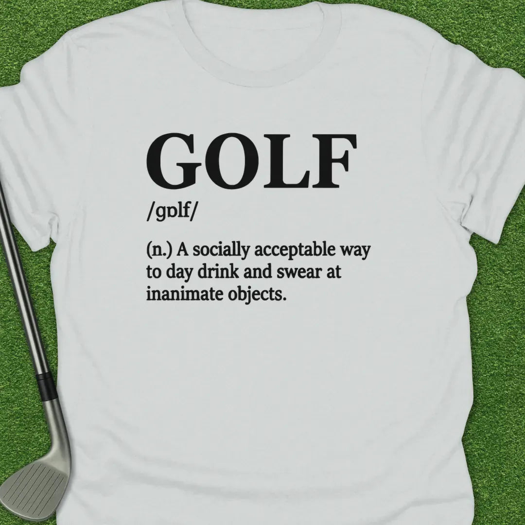 White / S Golf Glf Socially T-Shirt