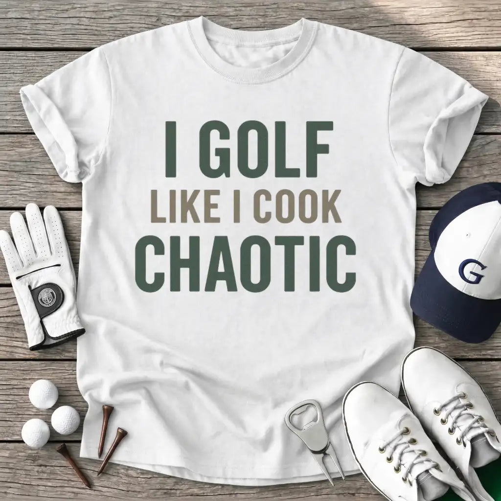 White / S Golf Like Cook T-Shirt