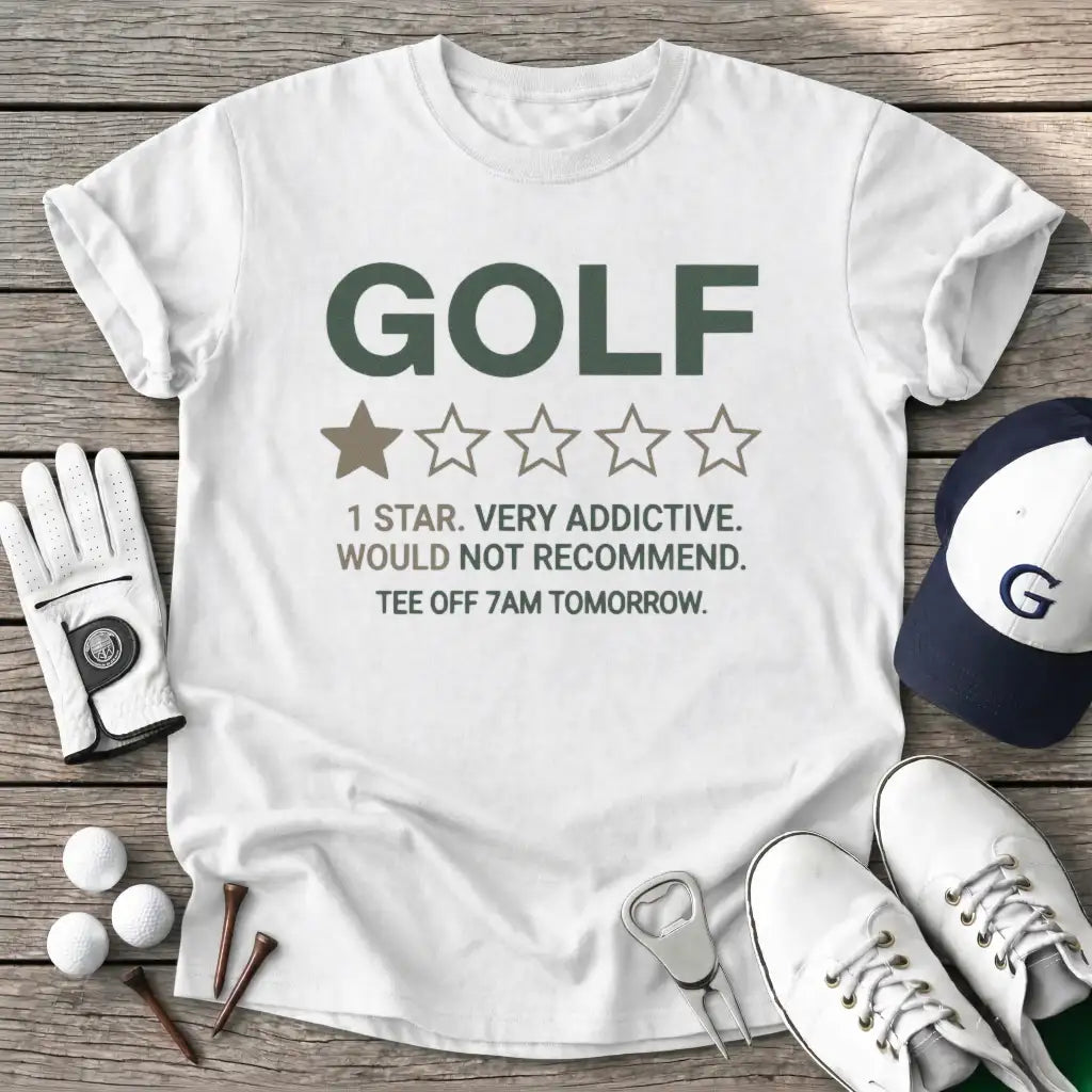 White / S Golf Star Very T-Shirt