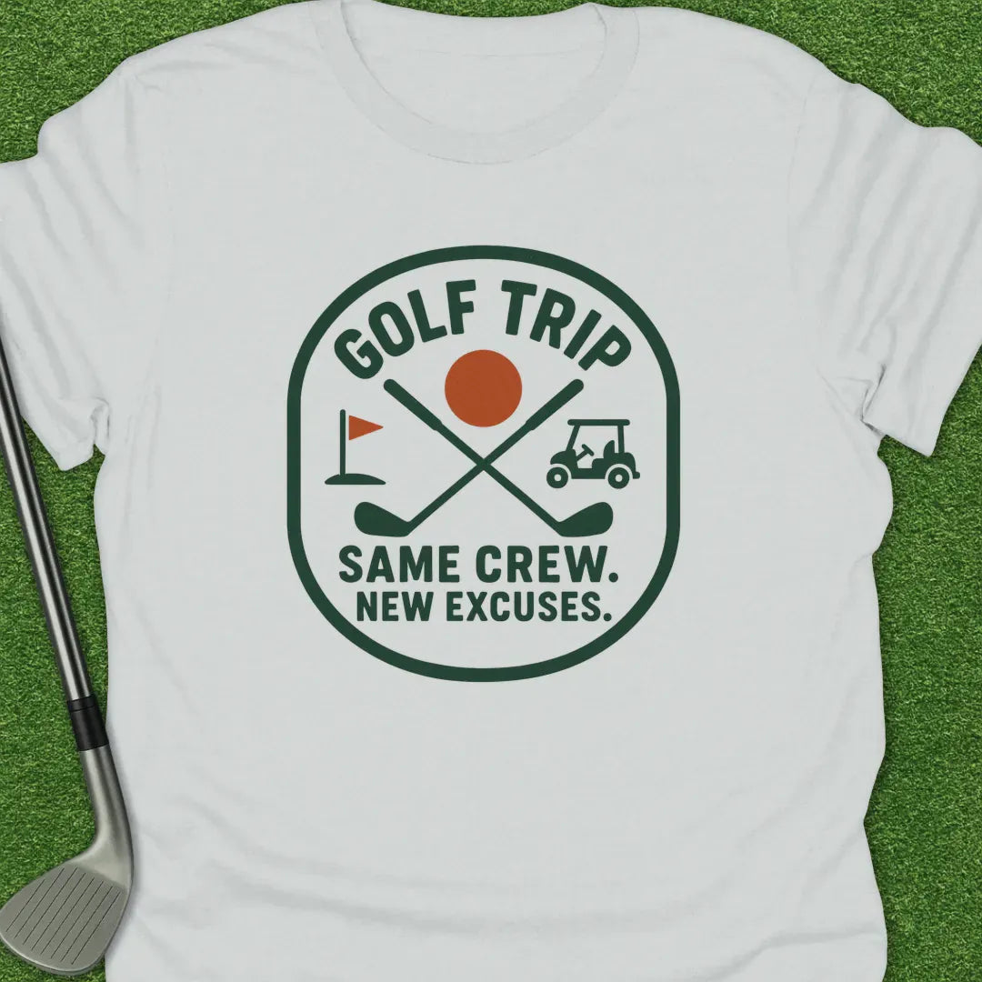 White / S Golf Trip Same Crew T-Shirt