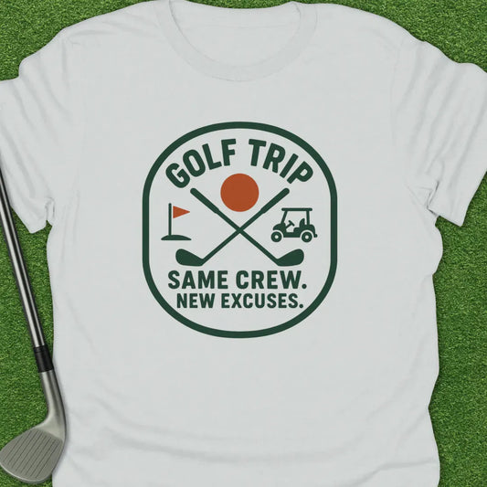 White / S Golf Trip Same Crew T-Shirt