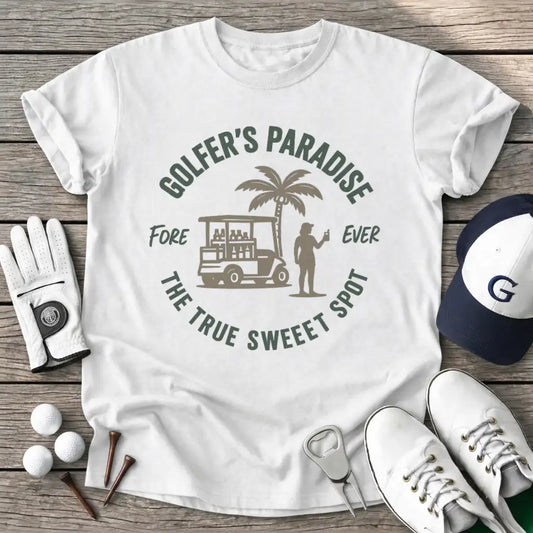 White / S Golfers Paradise T-Shirt